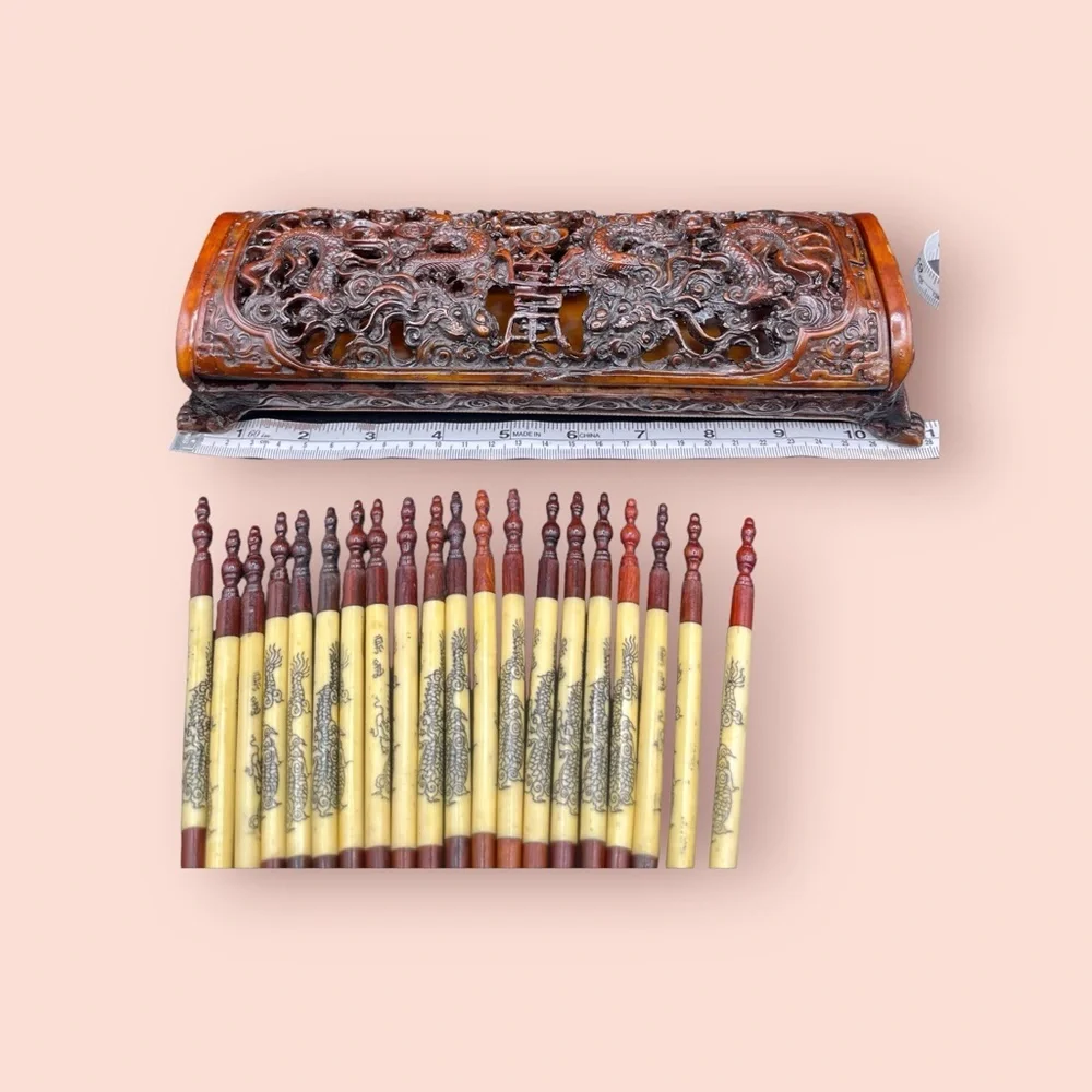 Resin Chopsticks Box with 10 chopsticks set